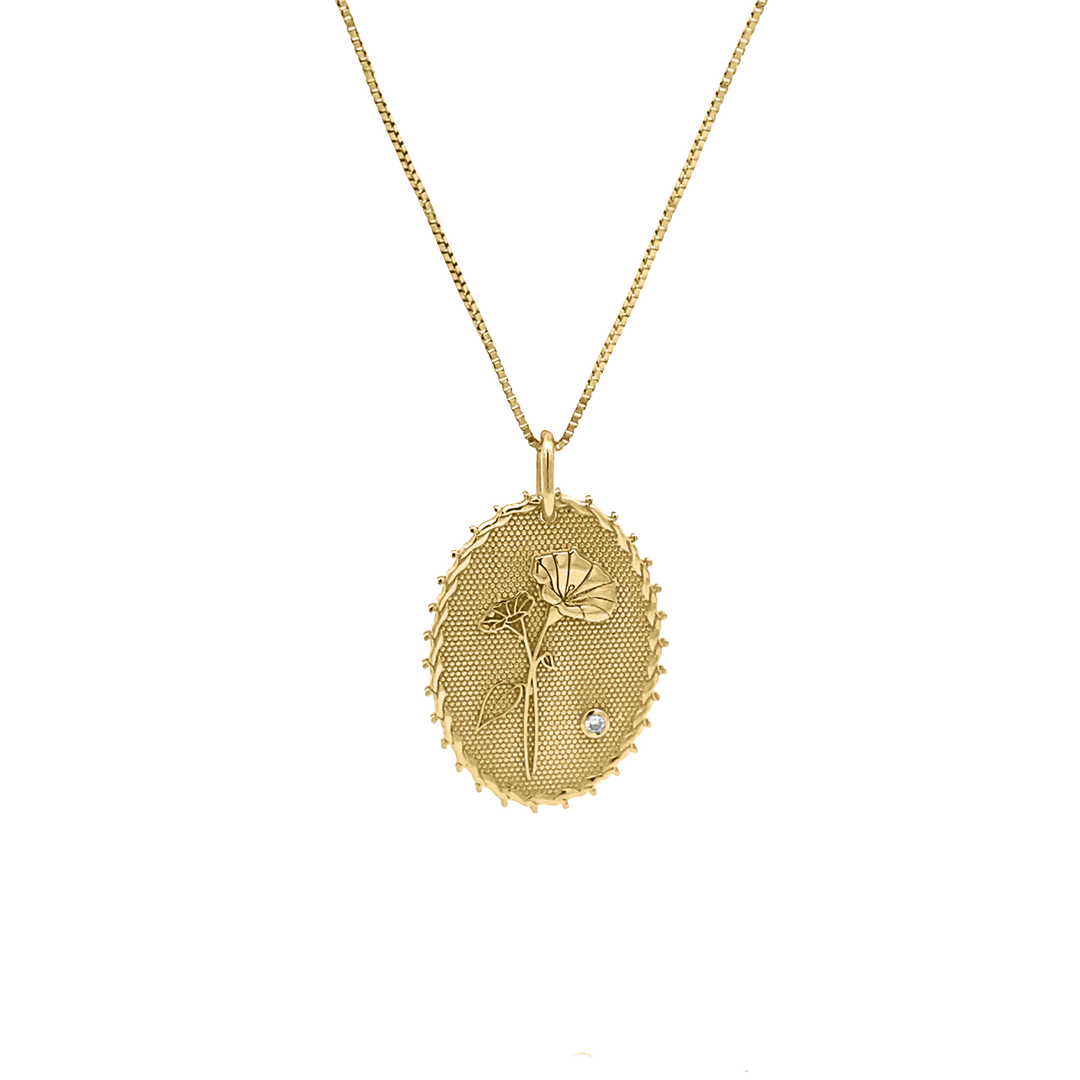 BabyChic Fine Jewelry Birthflower Necklace