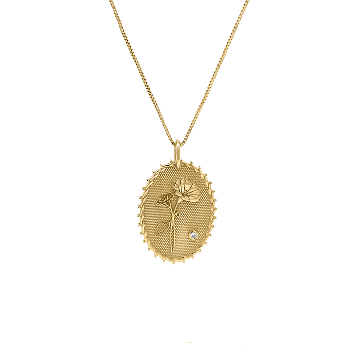 BabyChic Fine Jewelry Birthflower Necklace