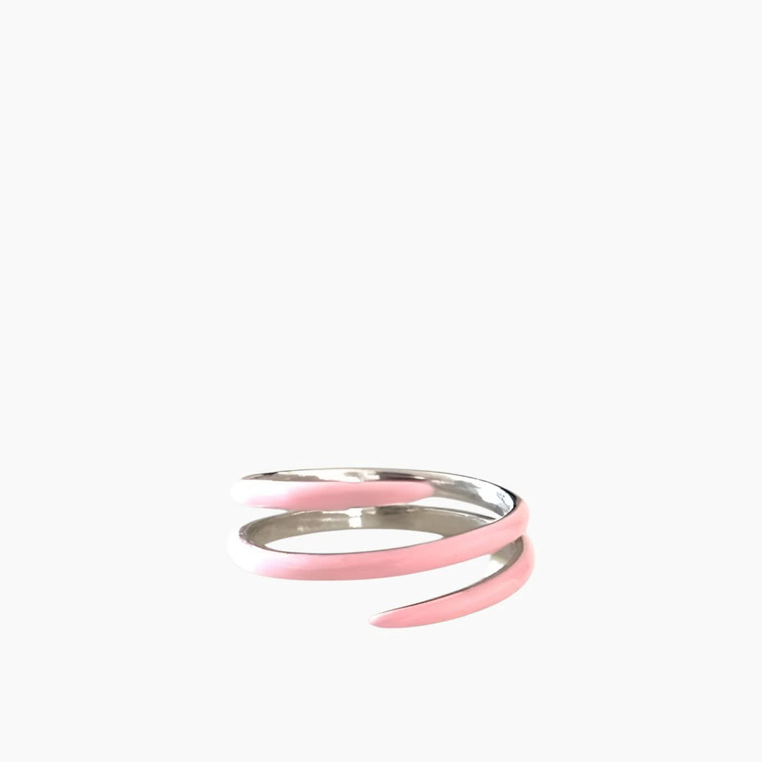 Rainbow Spiral Ring