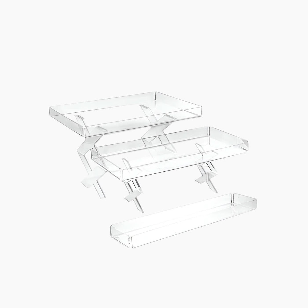 Trays With X Base Set of 3