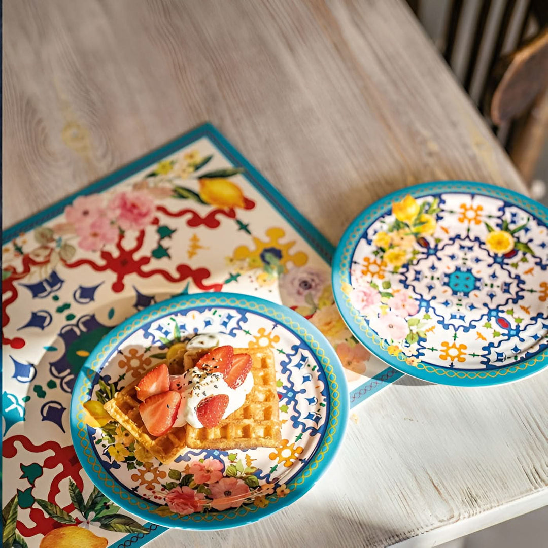 Guzzini Flower &amp; Lemon Dessert Plate