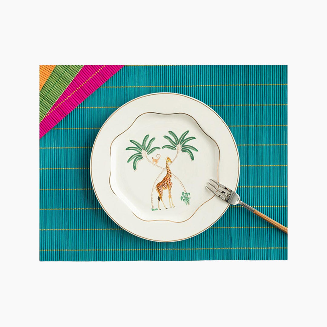 EH Living Farleg Bamboo 4 Pcs Table Mat 45x30 cm Colored