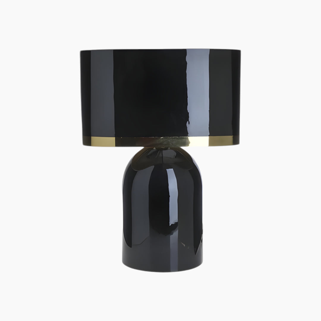 Inart Set of Two Black Metal Side Lamps