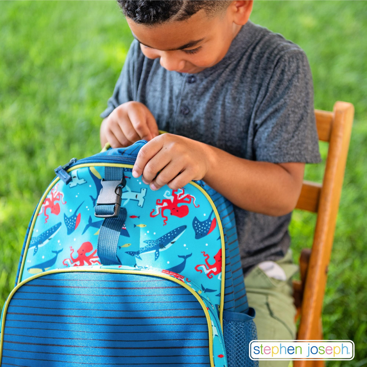 Stephen Joseph shark print backpack