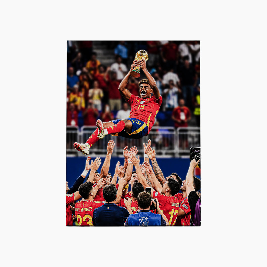 Spain Worldcup Final 2026 A3 UV print on canvas