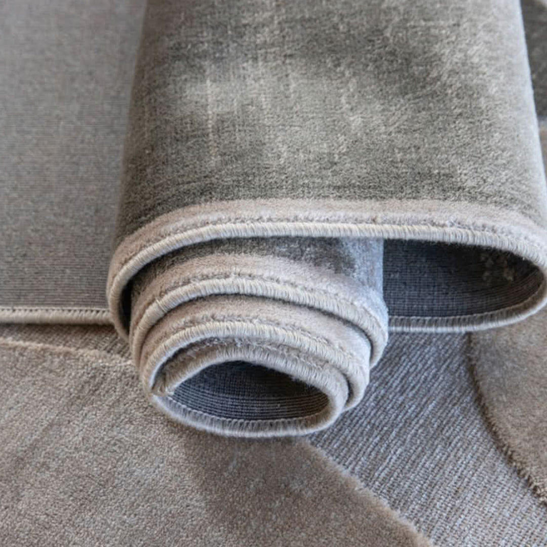 Marvelous Natural Pebble Green Rug