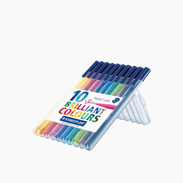 6 Triplus Fibre Tip Pen 1.0 mm Pack Of 10