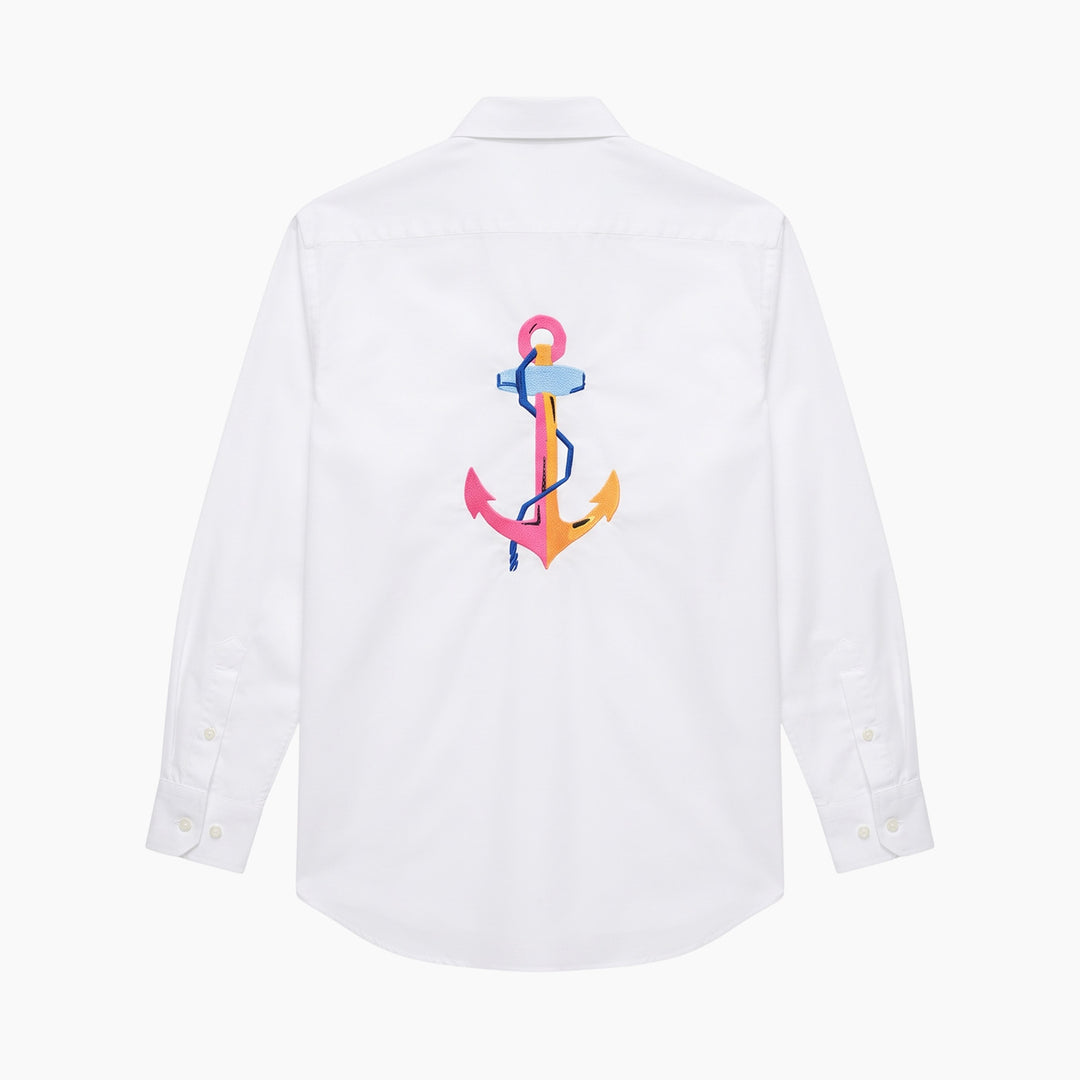 StitcheZ The Anchor White Shirt
