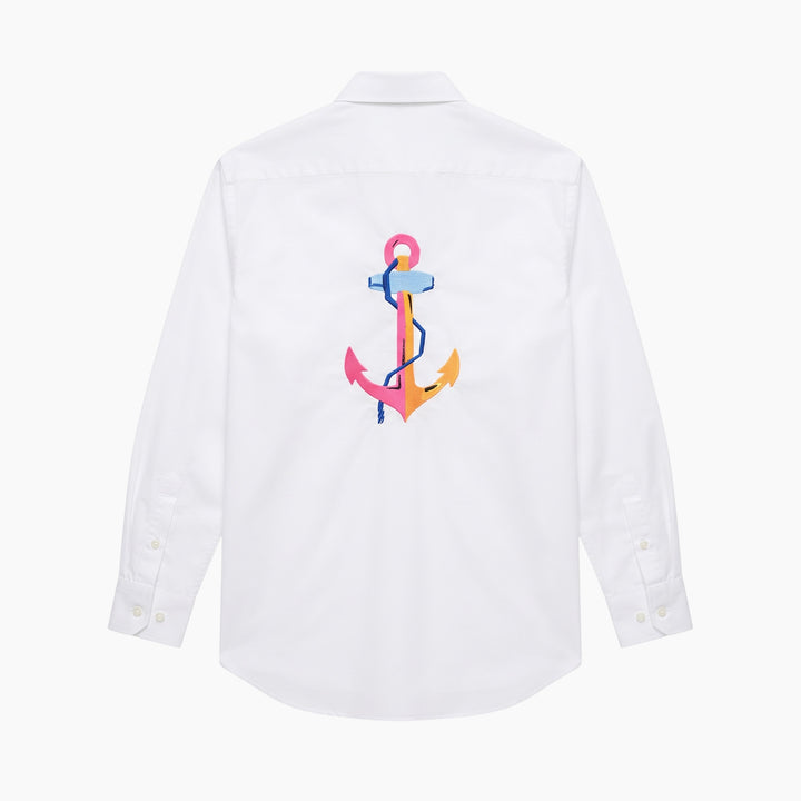 StitcheZ The Anchor White Shirt