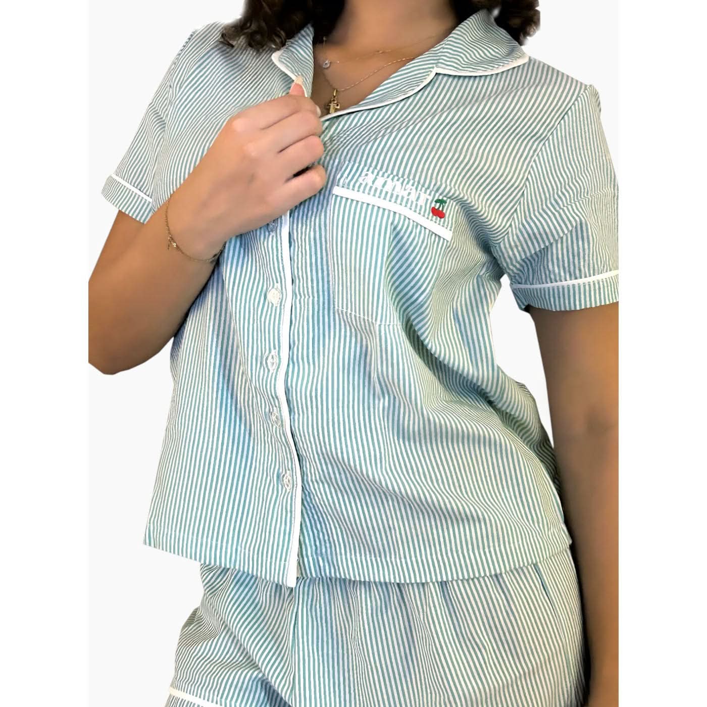 Amar Attire The Cherry Set Pajama Set Amar Attire The Cherry Set Pajama Set