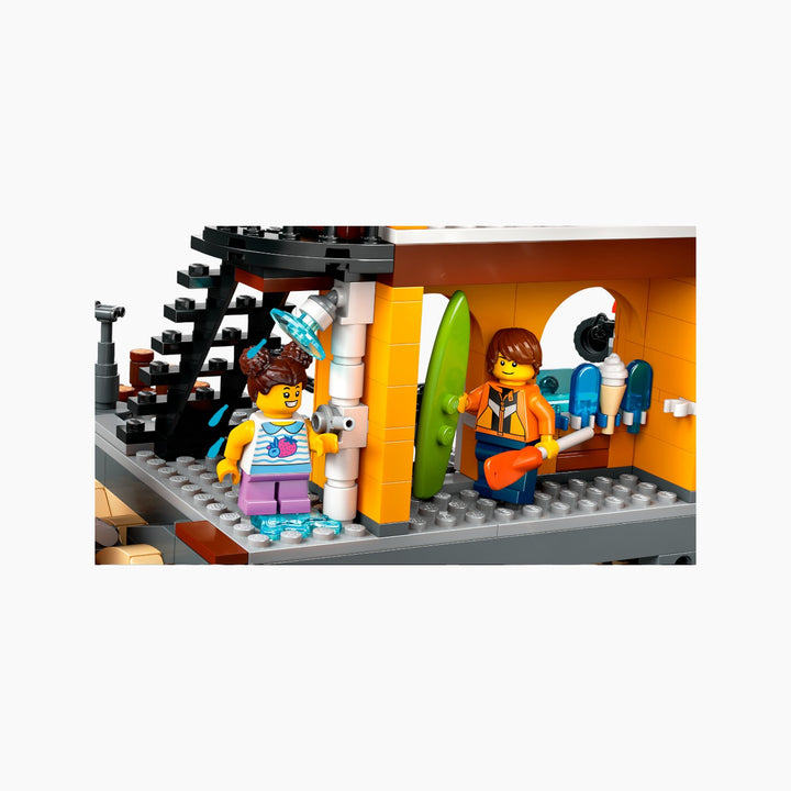 Lego Seaside Harbor With Cargo Ship Construction Set