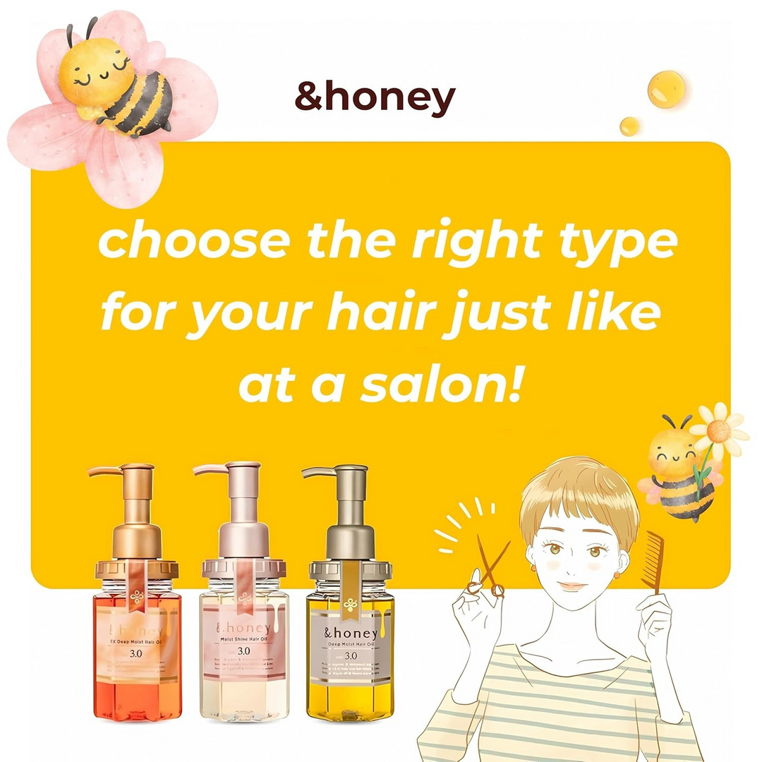 زيت شعر &amp;honey العميق للترطيب