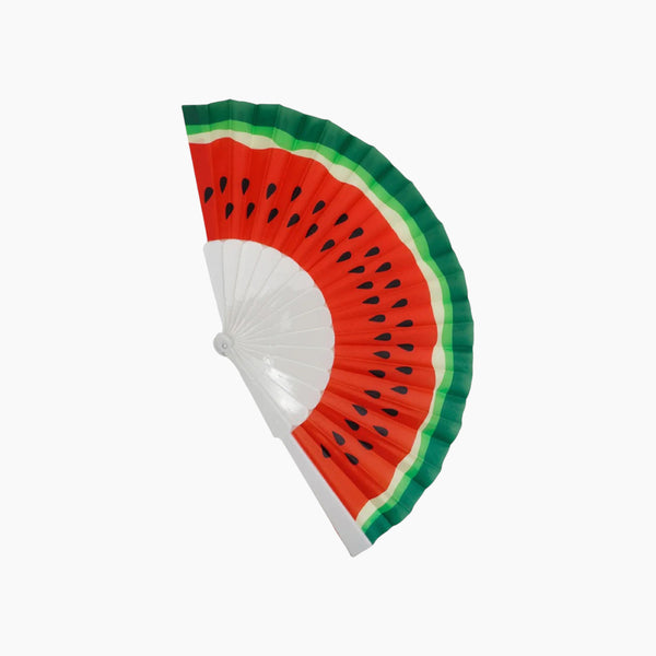 مروحة يد على شكل بطيخ