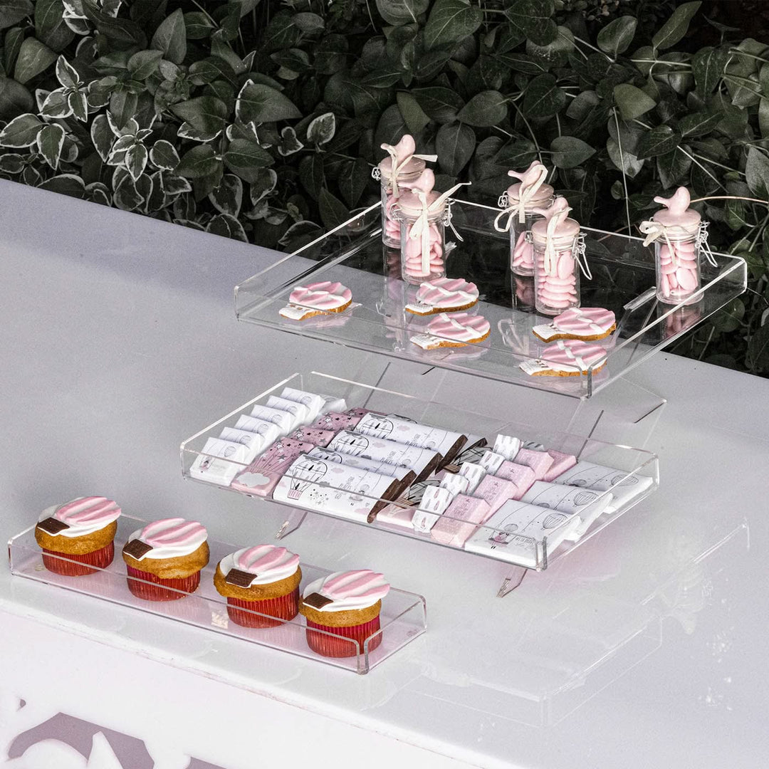 Trays With X Base Set of 3